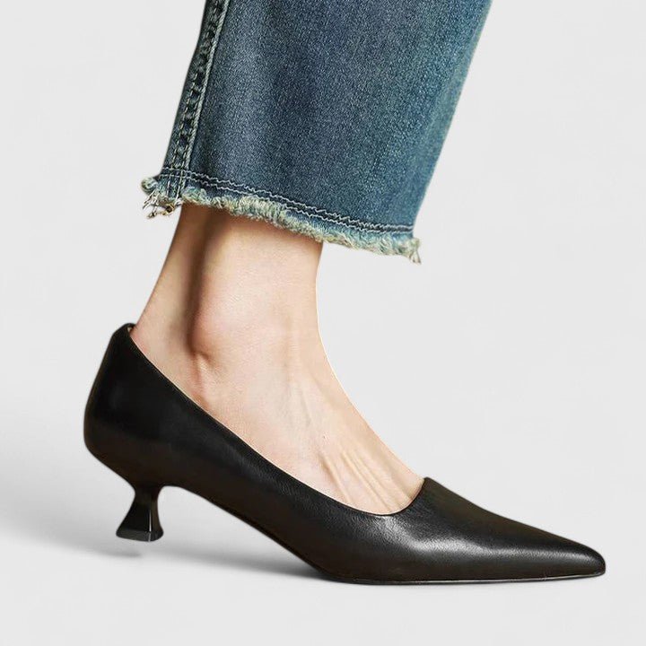 Sneakerpalace| Tanja – Elegante korkhæle med naturligt look