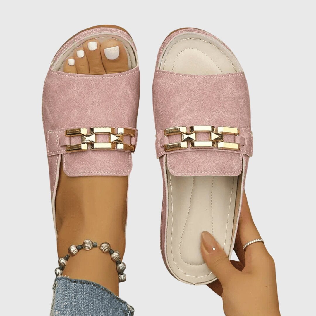 Sneakerpalace| Katrine – Ortopædiske sandaler med hvid sål