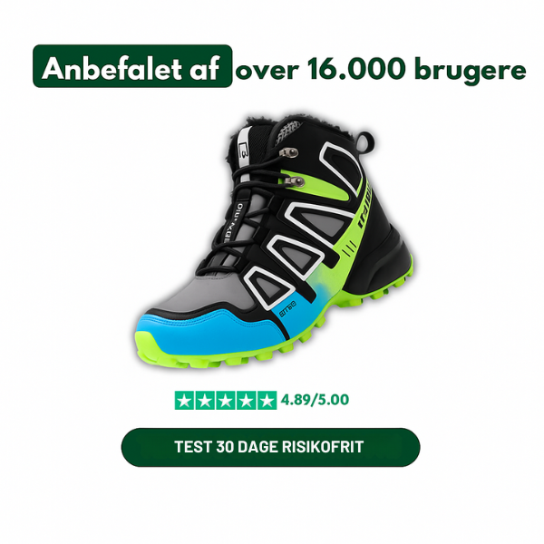 Sneakerpalace| GripTrail 2.0 – Ortopædisk vandtæt outdoorstøvle