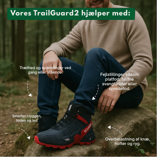 Sneakerpalace| GripTrail 2.0 – Ortopædisk vandtæt outdoorstøvle