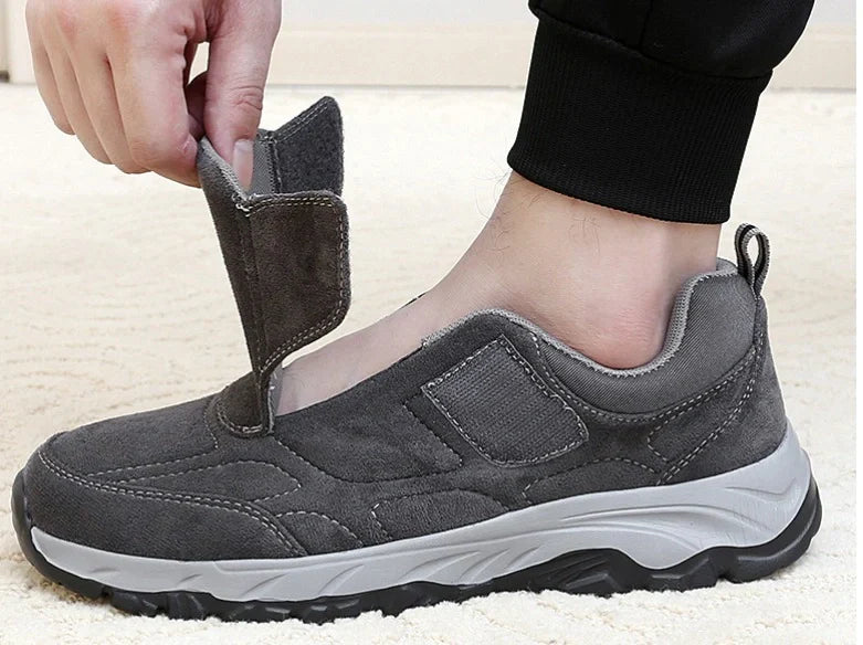 Sneakerpalace| Diabetessneaker med kardborreluk – unisex bred pasform