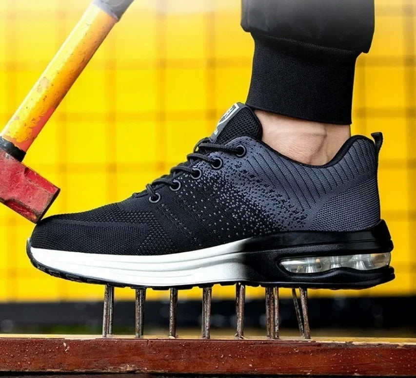 Sneakerpalace| Ergonomiske sikkerhedssko med stålhætte og skridsikker sål