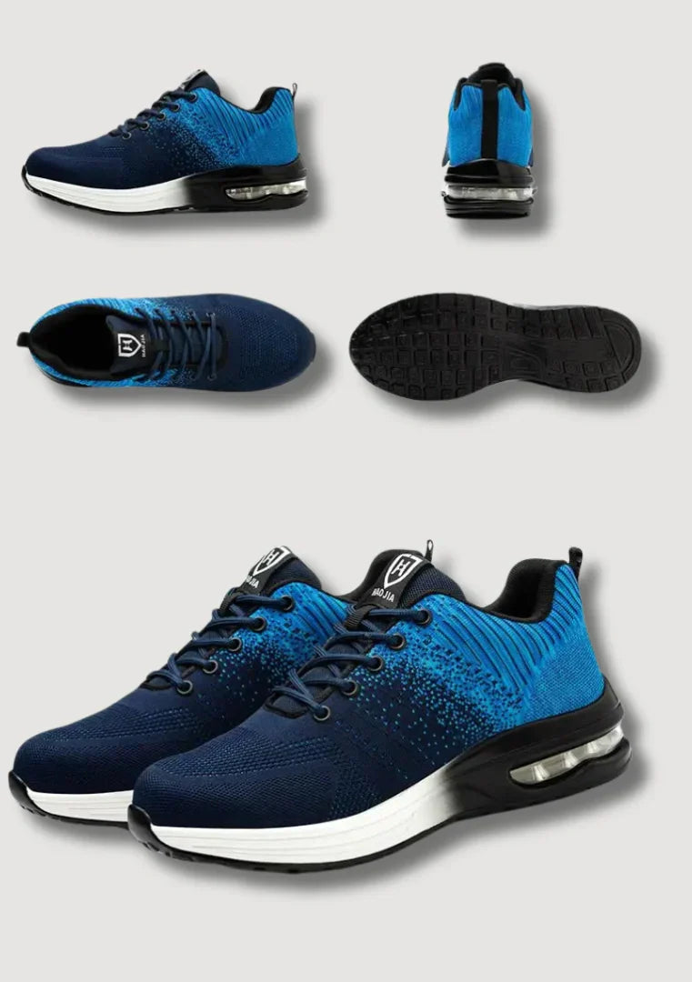 Sneakerpalace| Ergonomiske sikkerhedssko med stålhætte og skridsikker sål