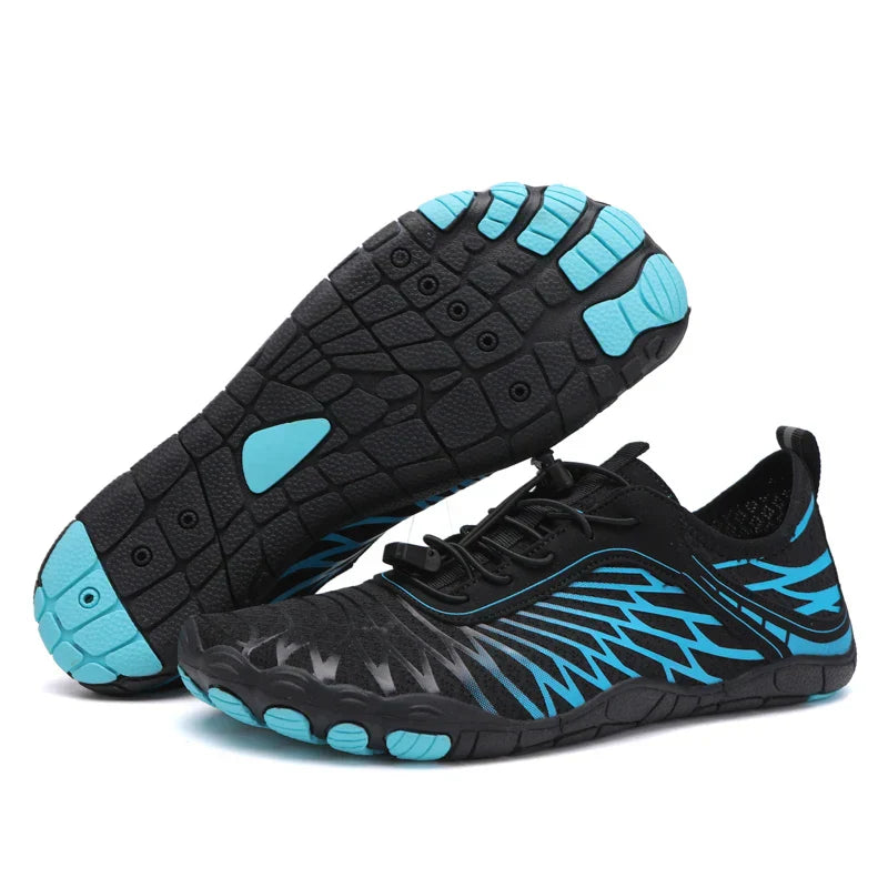 Sneakerpalace| NaturSkridt Sort-Hvid – Ergonomiske barfodssko