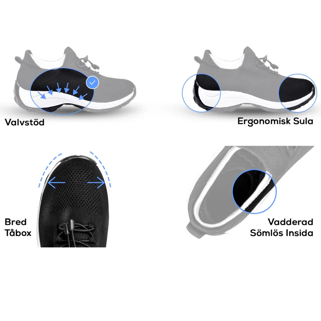 Sneakerpalace| Ortopædiske sko til dame og herre med støtte og komfort