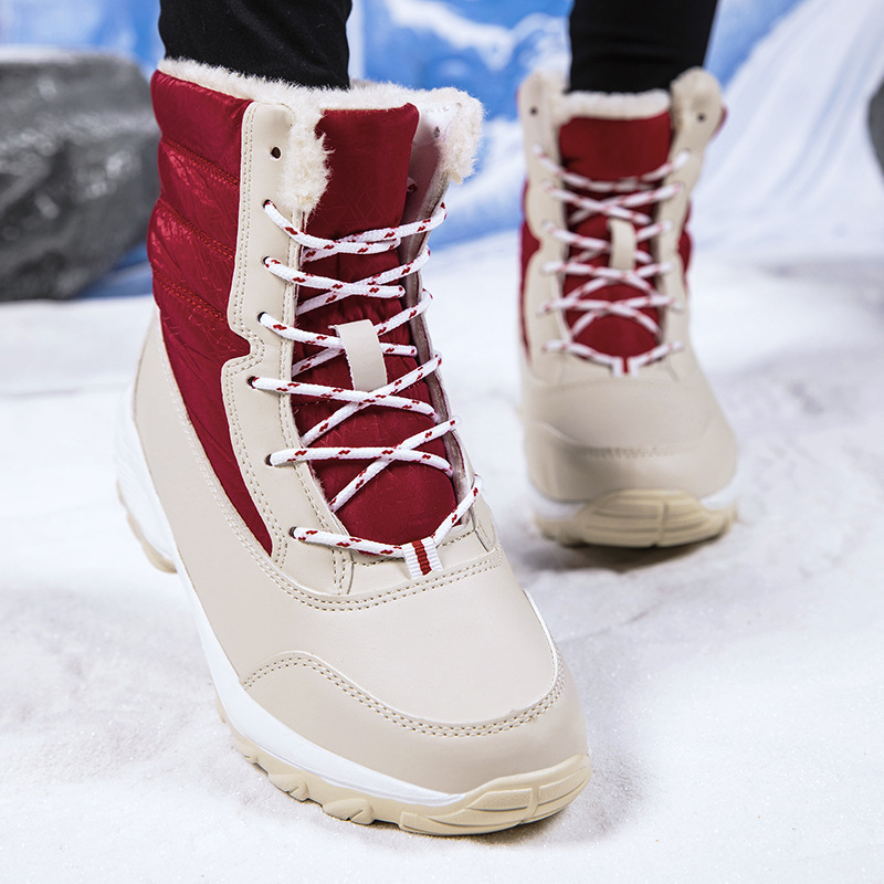 Sneakerpalace| Chunky platform-støvler til kvinder med snørelukning