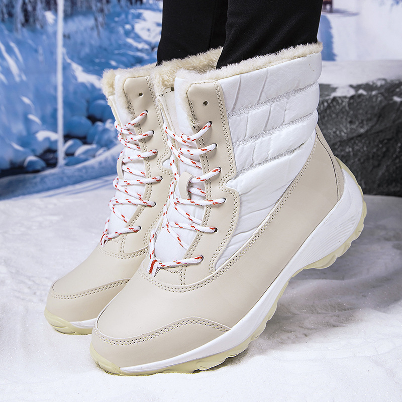 Sneakerpalace| Chunky platform-støvler til kvinder med snørelukning