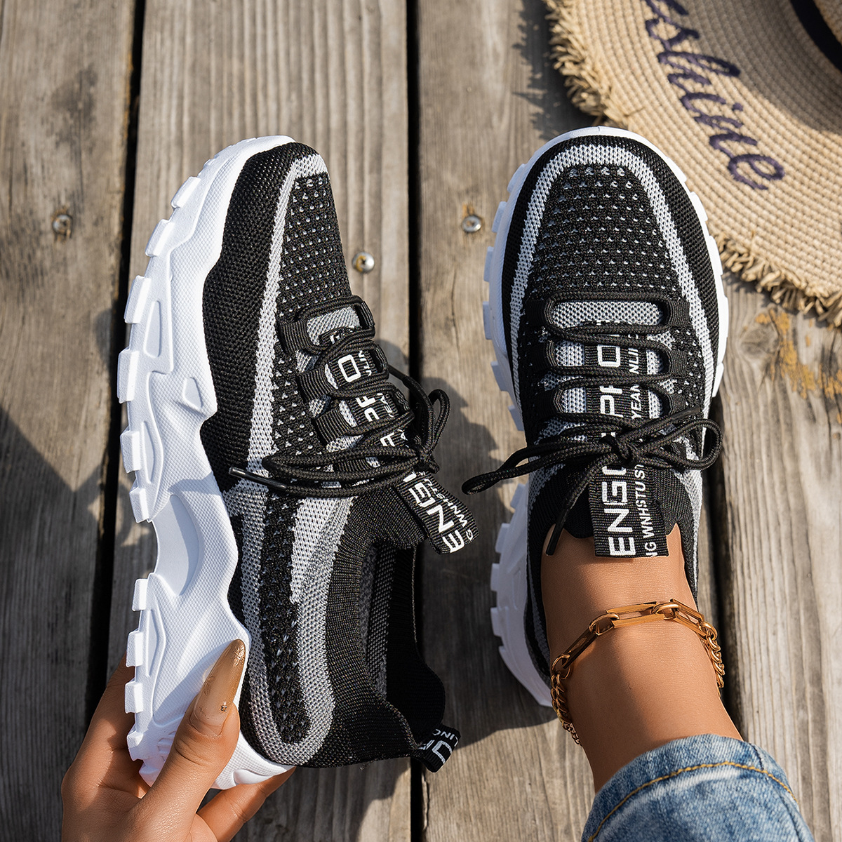 Sneakerpalace| Åndbare komfortable sommertøfler til kvinder